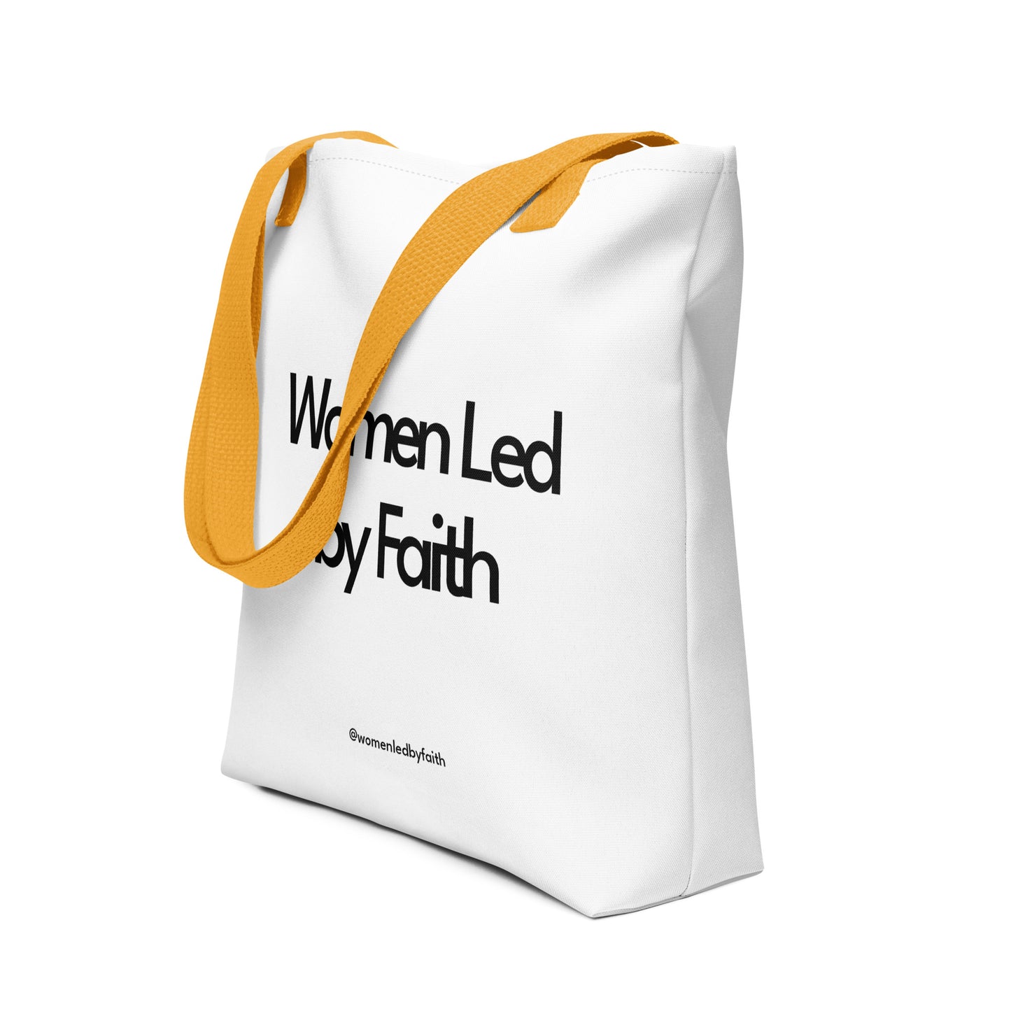 Women Led by Faith Tote bag